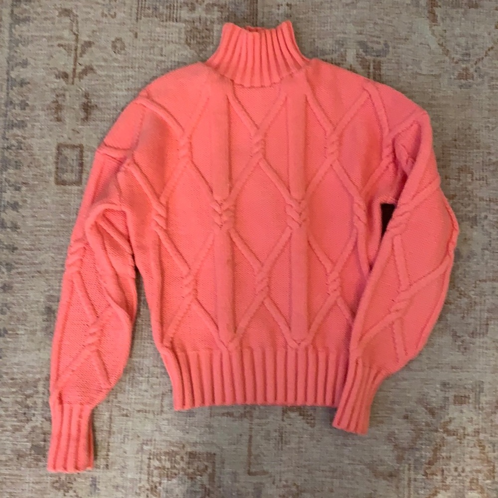 Chunky knit turtleneck